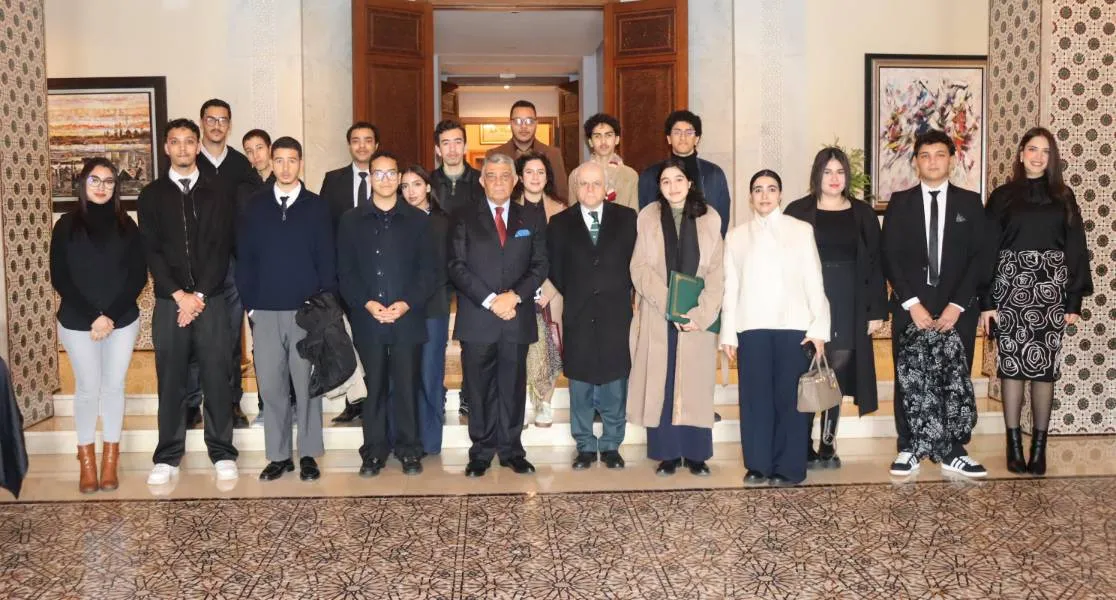صورة النشاط وفد عن الشبيبة الاشتراكية في زيارة ميدانية للمحكمة الدستورية