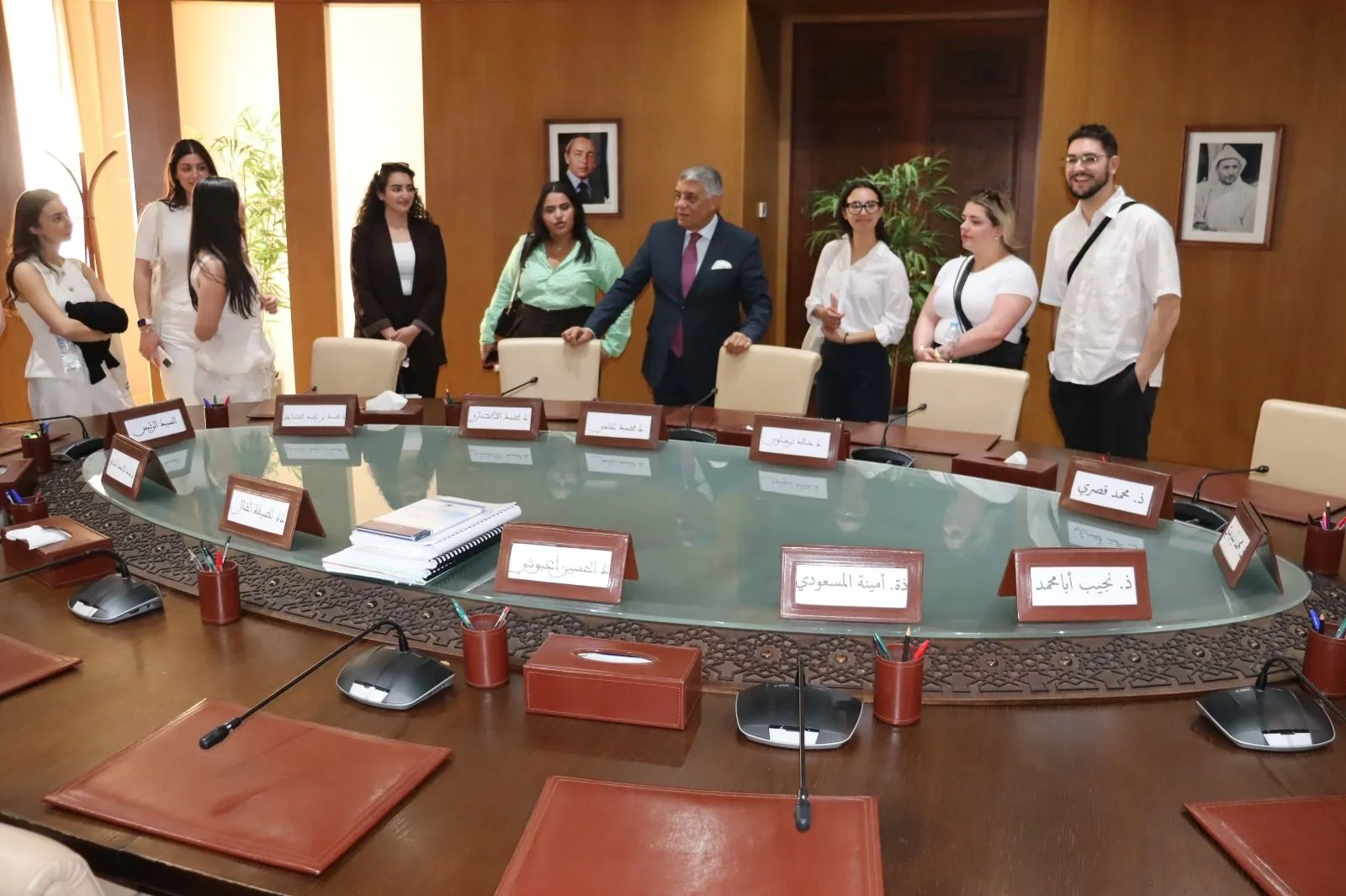 صورة النشاط طلبة من جامعة أوطاوا في زيارة للمحكمة الدستورية