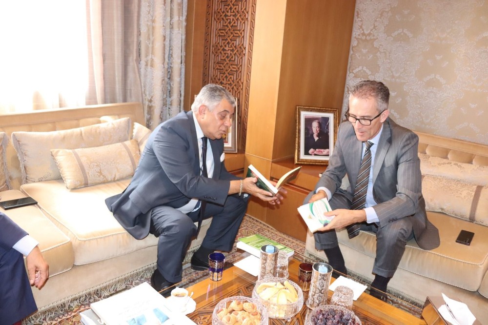 صورة النشاط سفير فرنسا بالمغرب في زيارة مجاملة للمحكمة الدستورية