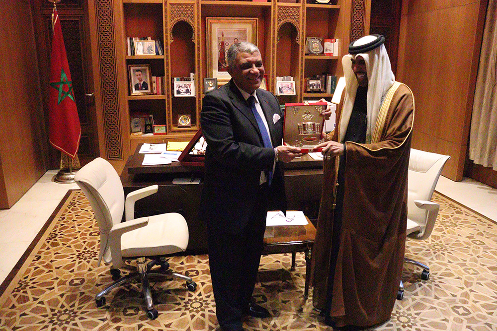 زيارة مجاملة للأمين العام لمجلس الشورى لدولة قطر الشقيقة