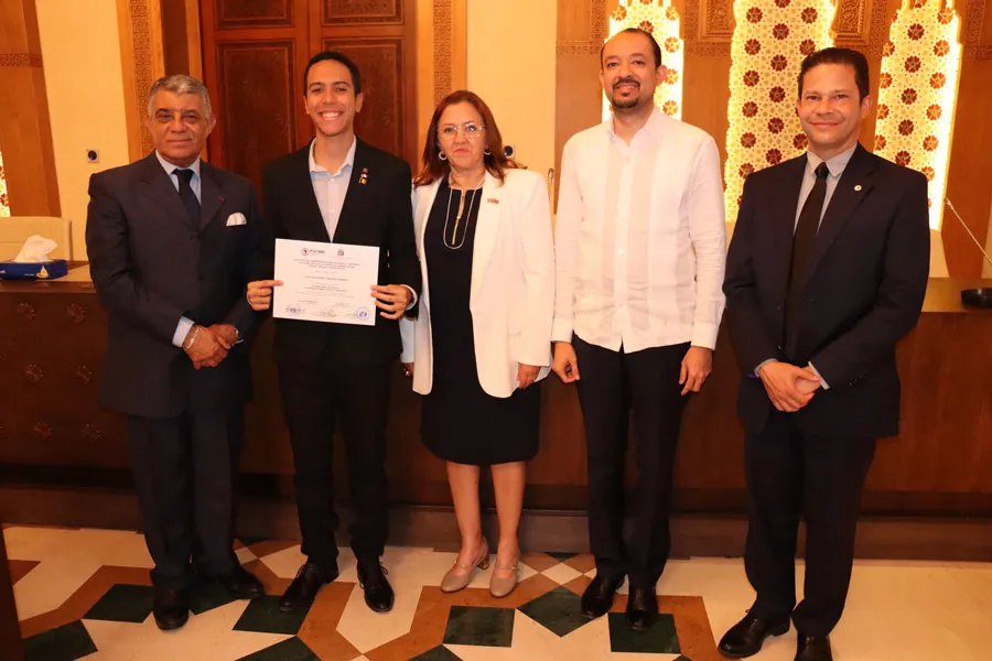 صورة زيارة وفد من الطلبة الجامعيين من جمهورية الدومينيكان للمحكمة الدستورية