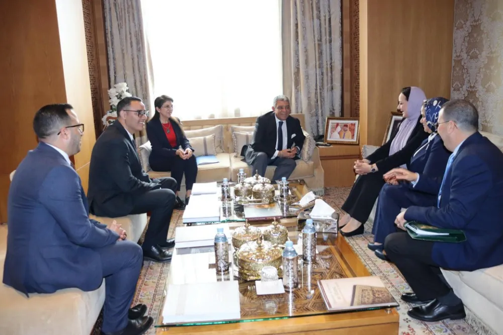 صورة وفد طلابي من سلا في زيارة للمحكمة الدستورية